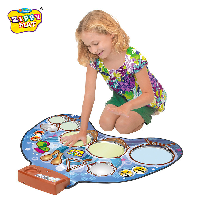 Girls babies and children hand-pat drum early teaching puzzle learning music pad percussion instrument playing blanket toys