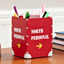 Childrens pen holder large capacity creative decoration ornaments study personalized desktop stationery European storage box