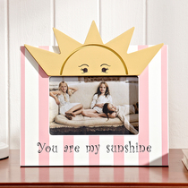 American small photo frame setting six-inch creative photo frame frame girl room photo frame set home accessories