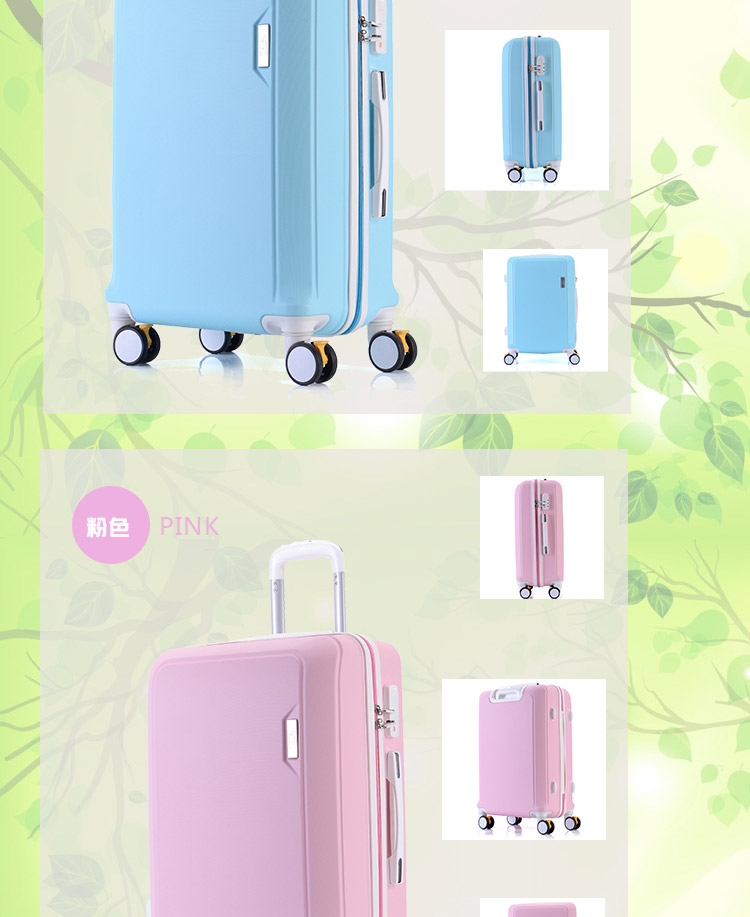 Hộp mật khẩu vali nam vali xe đẩy trường hợp nữ nhỏ tươi Hàn Quốc sinh viên 24 inch caster vali vali xiaomi passport