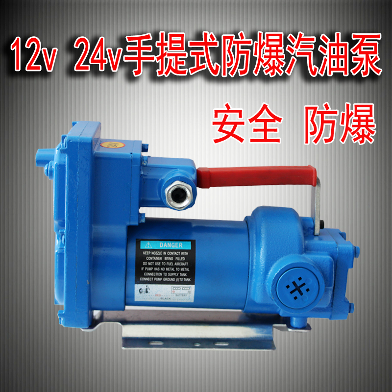 12V 12V 24V DC portable explosion-proof oil pump petrol pumping pump portable explosion-proof oil pump assembly