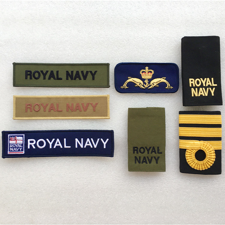 Original goods British Royal Navy Royal Navy Related arm Chapters and Chest Military Version Public Hair