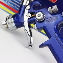 H2000 plastic upper pot 0 8 small caliber spray paint gun leather coloring repair car coating sheet metal furniture spraying