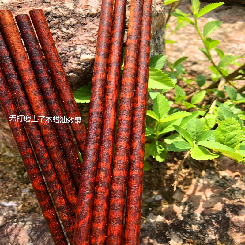 Flowers snake wood semi-finished circular needle handmade sweater needle diy knitting tool round rod chopsticks material