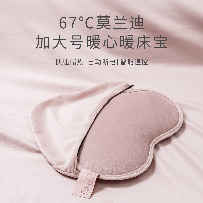 Hot water bottle rechargeable water injection hand warmer female cute warm baby explosion-proof warm stomach warm bed warm bed electric heater treasure warm water bag