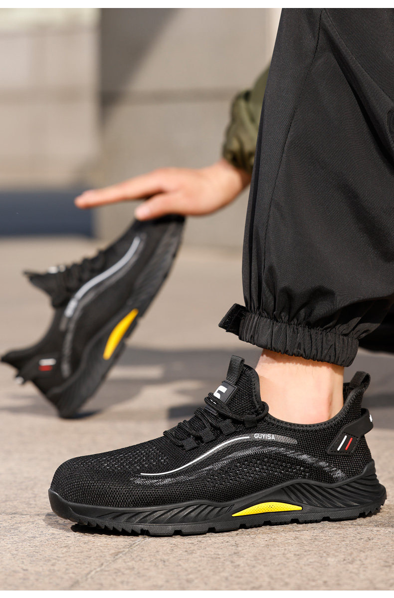 Защитная обувь 2025新款劳保鞋男款男士防砸防刺穿夏季透气轻便安全绝缘工地夏天 Fu Mei er