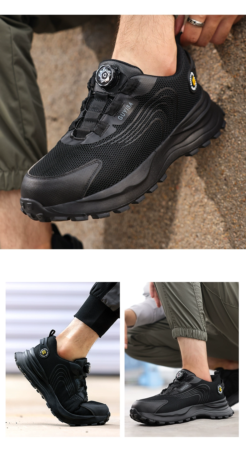 Labor protection shoes for men, anti-smash, anti-puncture, old protection belt, steel plate, steel toe, work site safety, insulation, ultra-light, high-end