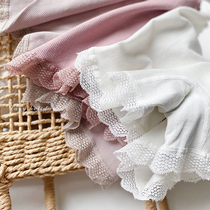 lazy holiday spring and summer recommended lace edge womens safety pants anti-light seamless high elastic comfortable solid color women