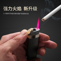 Baicheng straight lighter windproof gas creative male cigarette lighter DIY moxibustion cigar lighter portable