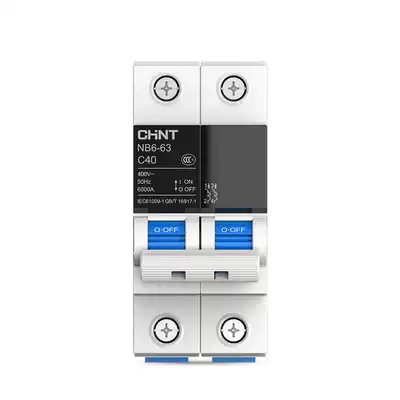 Chint Air Open Small Circuit Breaker Chint Household NXB-63 Air Switch Air Open 2p Magnetic Blowing Circuit Breaker