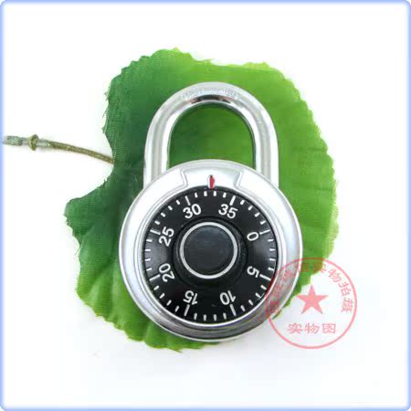 Brand new metal big number safe type coded lock turntable Super coded lock creative password padlock door lock big lock