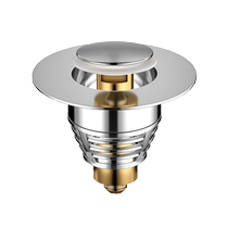 Yamoen wash basin leak plug stainless steel drain filter anti-odor bounce core push-type wash basin accessories