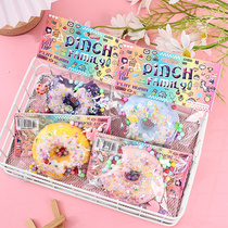 Small Red Book Co-Style Waffle Simulation Eclipse Fun Knead Soft Glue Decompression Sweetness Ring Mesh Red Fun Decompression Toy