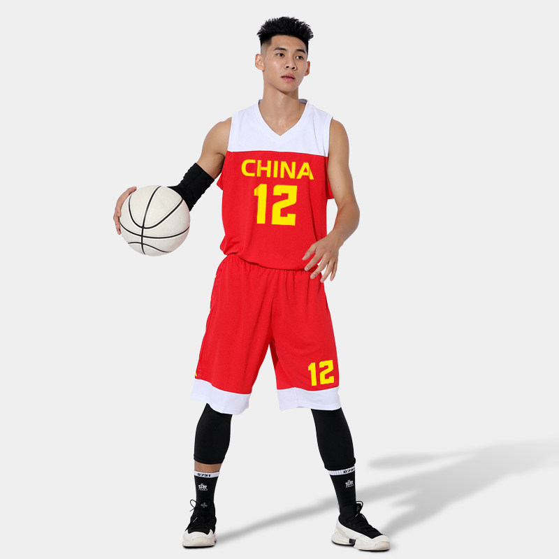 China Men's Basketball Jersey 2019 World Cup National Team Guo Ailun Yi Jianlian Basketball Suit Custom Vest