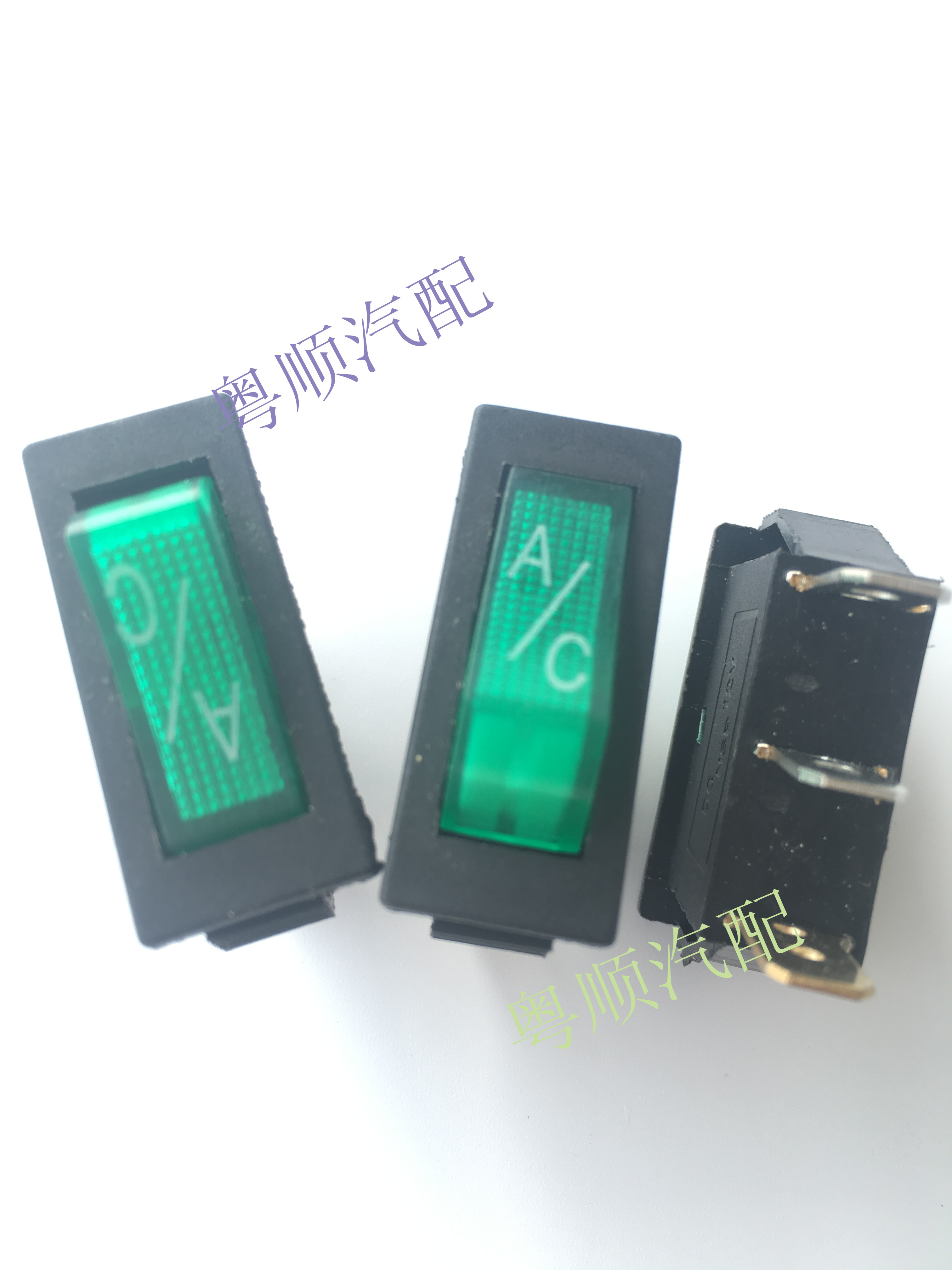 12V 12V 24V 30A Switch air conditioning AC switch 3 foot with LED rocker small switch retrofit