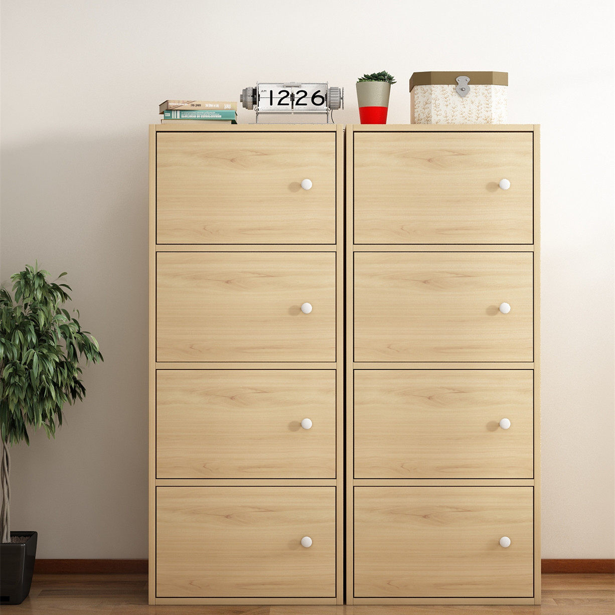 Bookcase Bookcase Simple storage cabinet Simple modern storage cabinet Free combination cabinet with door storage cabinet Small cabinet