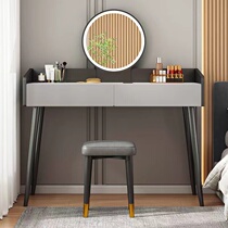 Light and luxurious dresser bedroom modern minimalist net red make-up table mirror with lamp makeup table 2022 new makeup cabinet