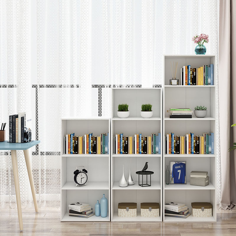 Simple bookshelf floor simple modern bookcase bookshelf free combination home creative shelving save space small cabinet