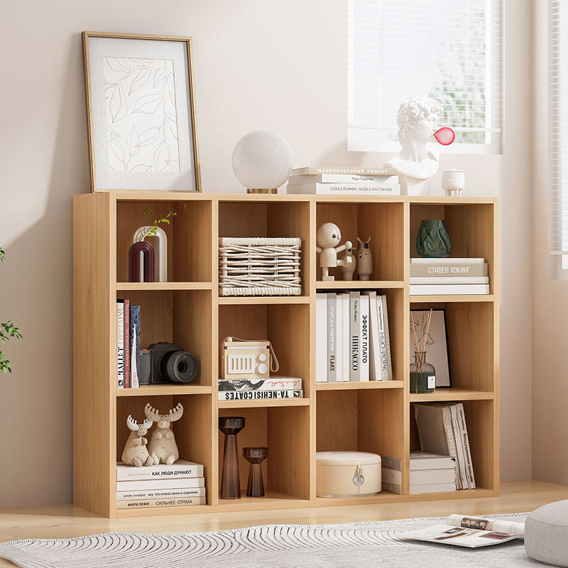 Simple bookshelf landing shelf small collection cabinet layered bedroom living room cabinet locker