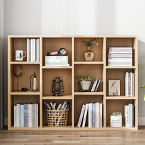 Simple modern creative bookshelf bookcase free combination student simple bookcase living room floor cabinet