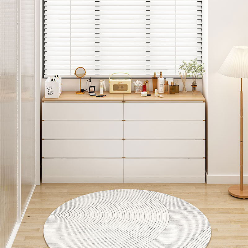 Chest of Drawers Simple Modern Bedroom Storage Cabinet Living Room Against the Wall Light Luxury Chest of Drawer Nordic Drawer Sideboard Cabinet