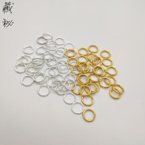 Pure copper does not rust Buddha beads card clip counter hanging ring Button counter Buddha beads Copper hanging ring Pure copper open ring