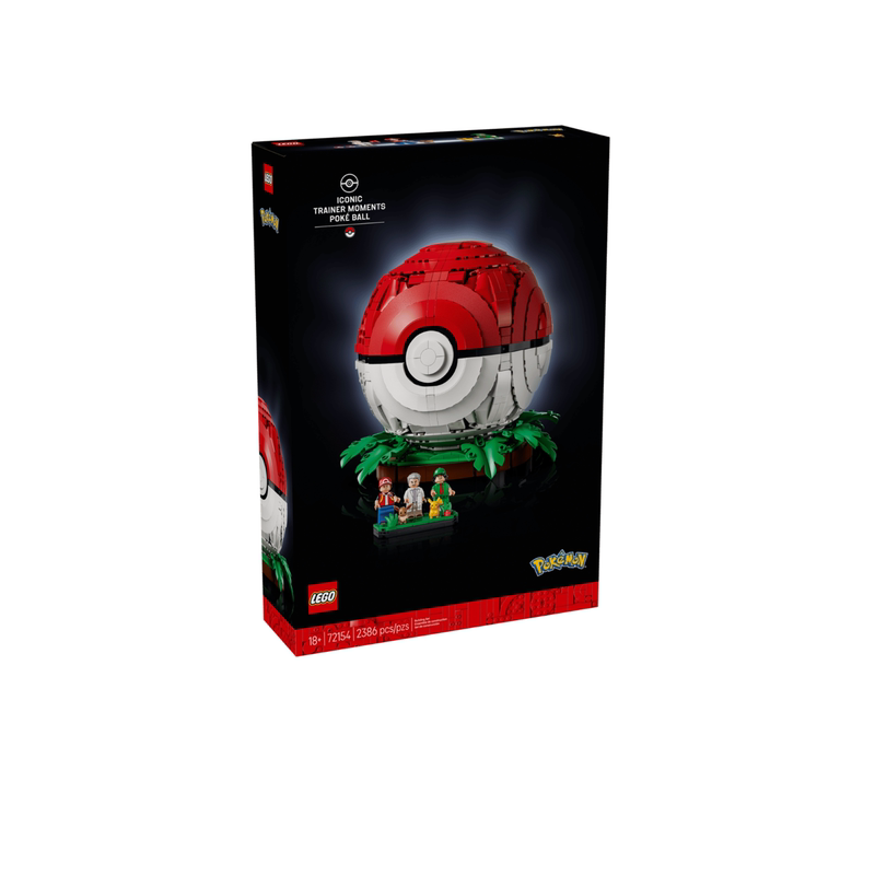 Lego Pokémon Collaboration 72154 Iconic Trainer Moment Poké Ball Children's Building Block Toy Gift