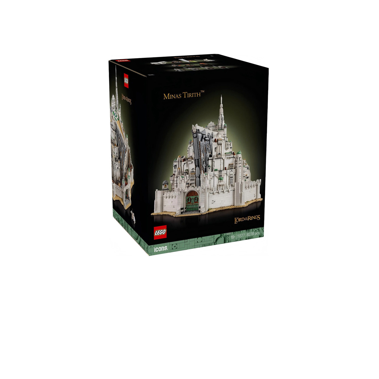 Lego 11377 Минас Тирит Властелин колец Белый город 40893 Детский конструктор для мальчиков и девочек, игрушка в подарок Изображение 1