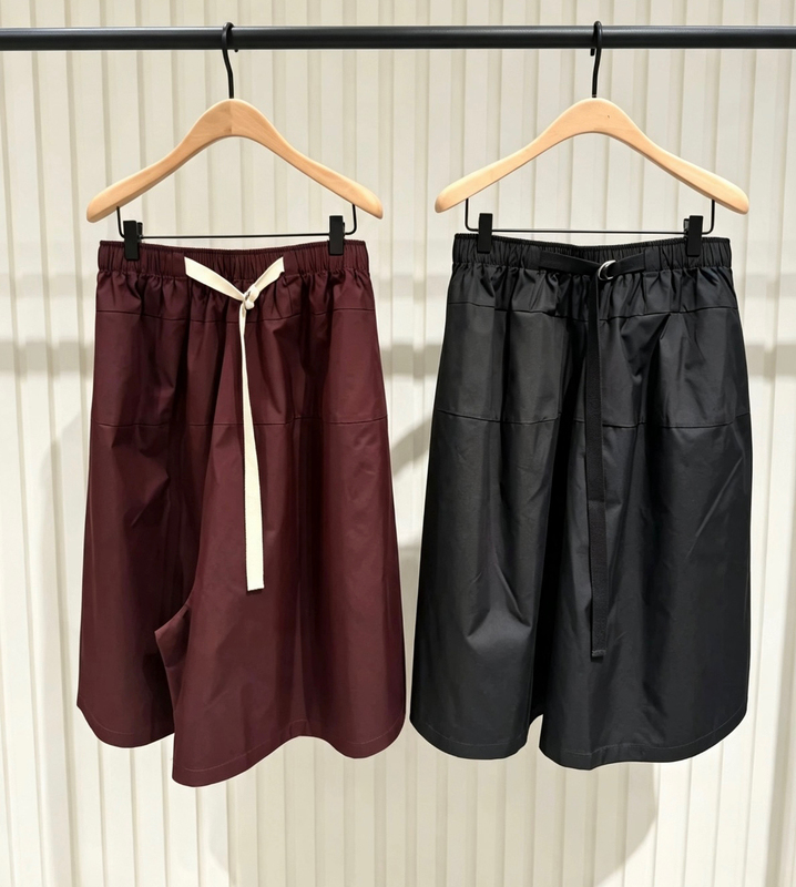 Authentic Wide-Leg Pants 2026 Autumn New Sports Style Woven Belt Elastic Waist Cropped Casual Pants Mbf3Pat027 Authentic Wide-Leg Pants 2026 Autumn New Sports Style Woven Belt Elastic Waist Cropped Casual Pants Mbf3Pat027
