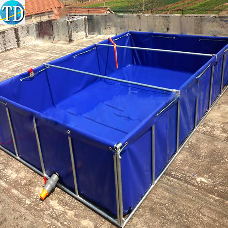 Canvas Raising Fish Pond Thickened Leather Sack Waterproof Cloth Knife Scraping Cloth Cistern Bracket Large Aqua Water Tank Breeding Exclusive