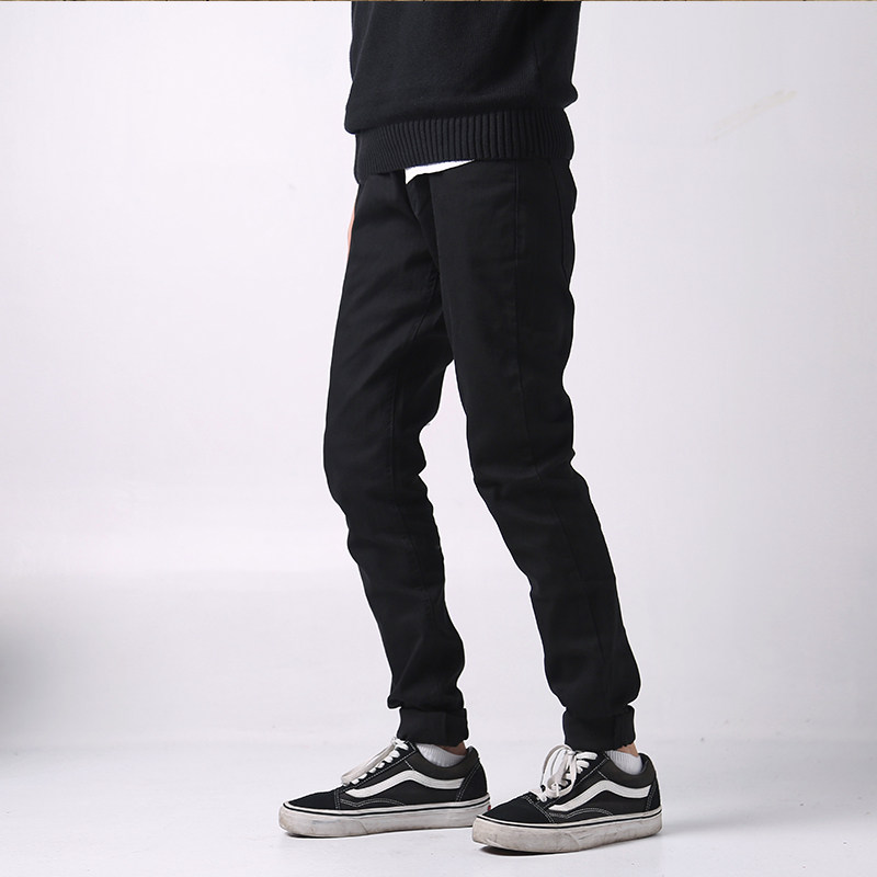 衣疫 《你要的黑色裤子》 万能款百搭黑色长裤 显瘦时尚牛仔裤