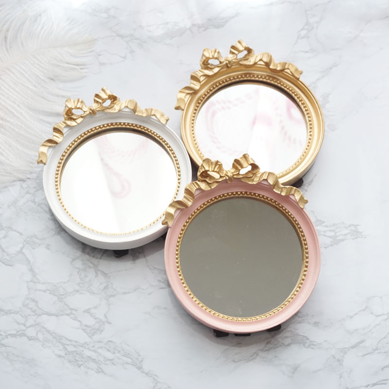 Usd 11 18 Super Cute Bow Do Old Retro Mini Facemake Small Round Super Cute Bow Do Old Retro Mini