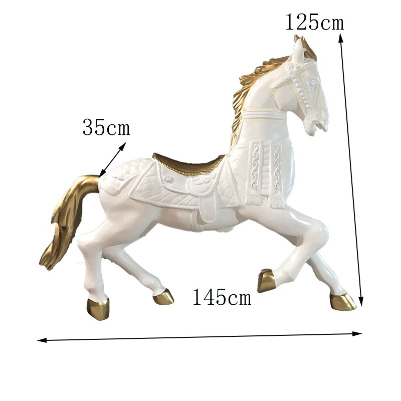 European-style spot merry-go-round playground equipment FRP wedding props decoration simple beauty Chen landing