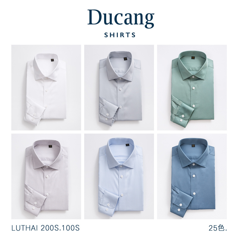 Ducang丨Classic 200-Count Wrinkle-Free Men's Business Formal Shirt