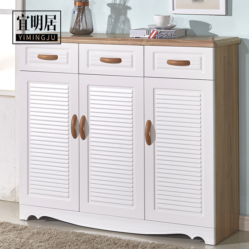 Nordic shoe cabinet entrance cabinet large-capacity multi-functional storage cabinet economical shoe rack ultra-thin shoe cabinet simple hallway cabinet