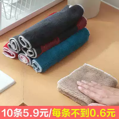 No oil, no hair loss, housework cleaning cloth kitchen water suction table wipe bowl dish cloth towel cleaning cloth