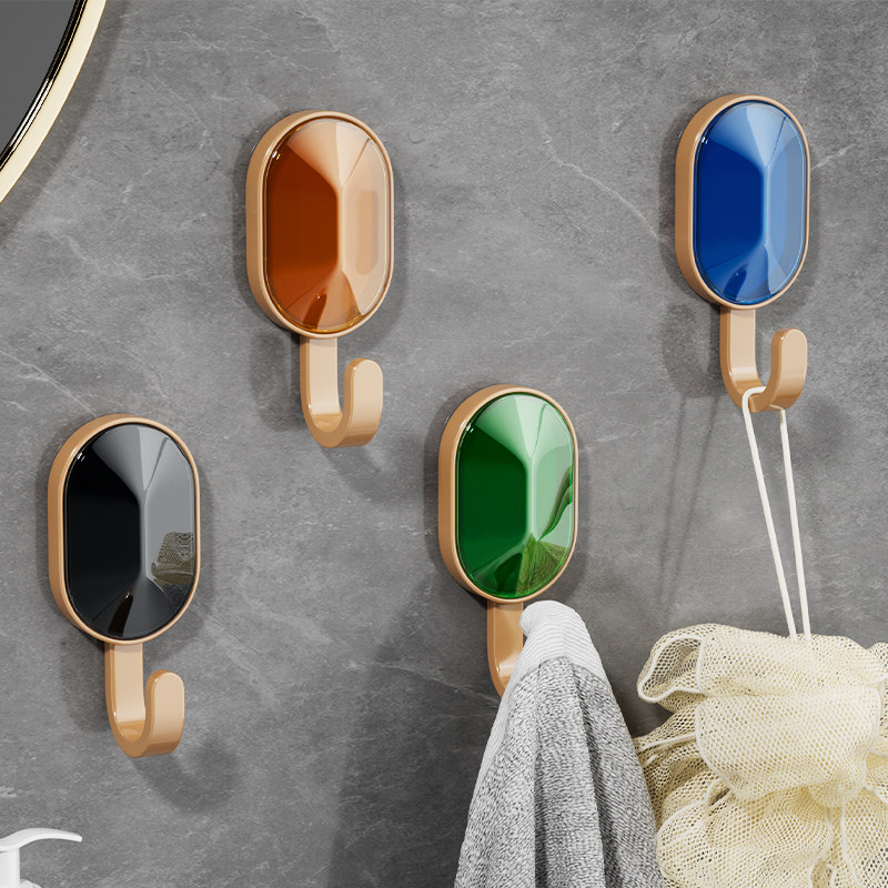 After super power stick hook high end hook No mark hanger door everyone use kitchen free of punch toilet bathroom wall-Taobao