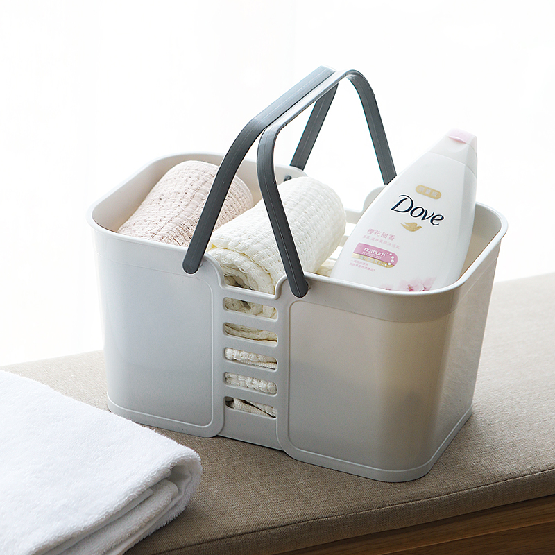 Bathroom Bathroom Bathroom Lifted Asphalt Portable Bathroom Basket Accessories Basket Men's Bathroom Shower Basket