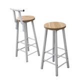 Простой барный стул сталь сталь winjiu Bar Modern Simple Simple High Caster Mabrish Bar Bar Bar Bast Fast Clear Campatization