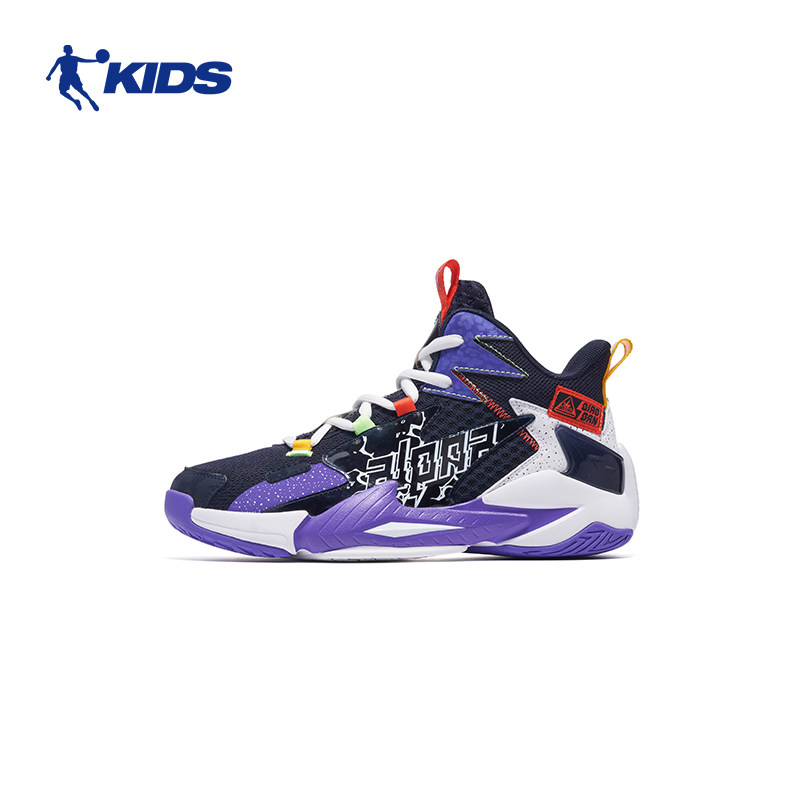 Jordan Boys Basketball Shoes 2022 Summer New Breathable CUHK Kids Sneakers High Cylinder Abrasion Resistant Student Shoes
