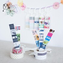 Almond Tofu Stationery Laying and Paper Adhesive Tape Split Board Hook Resin Split White Arrow Shape Split Plate