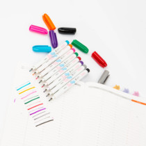 Almond Tofu Stationery Japan ZEBRA Zebra Single Head Watercolor Mark Pen Bill Pen Hand Ledger Diy Tool