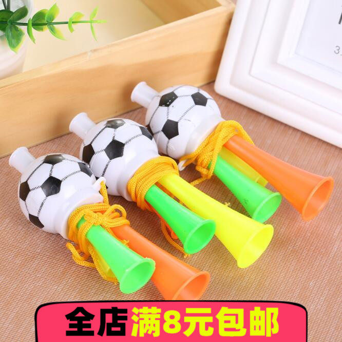 Football trumpeter Percussion Instrumental Games Cheer Wai Prop Prop Up Horn Creativity Small Gift Toy Wholesale