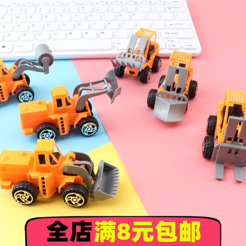 Puzzle Children Toy Back Force Engineering Car Model Dolly 6 Land showcases Hot selling Gift Popcorn Toy Batch