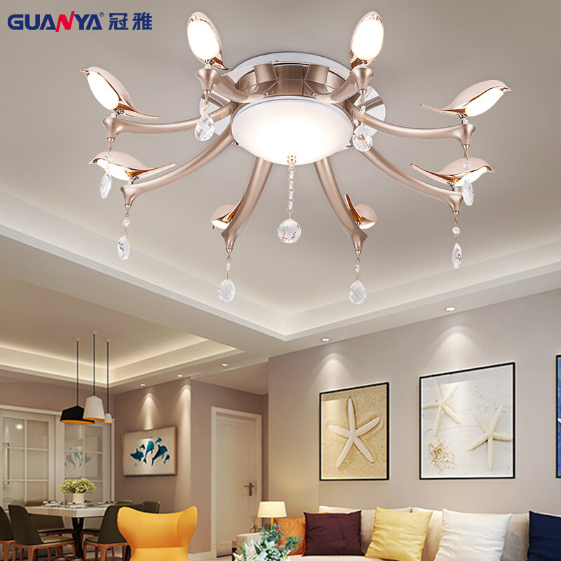 Canopy Phoenix Suction light Living Room Lamp minimalist Hyundai Atmosphere Home Creative Ceiling Lights Personality Round Bedroom Lamp
