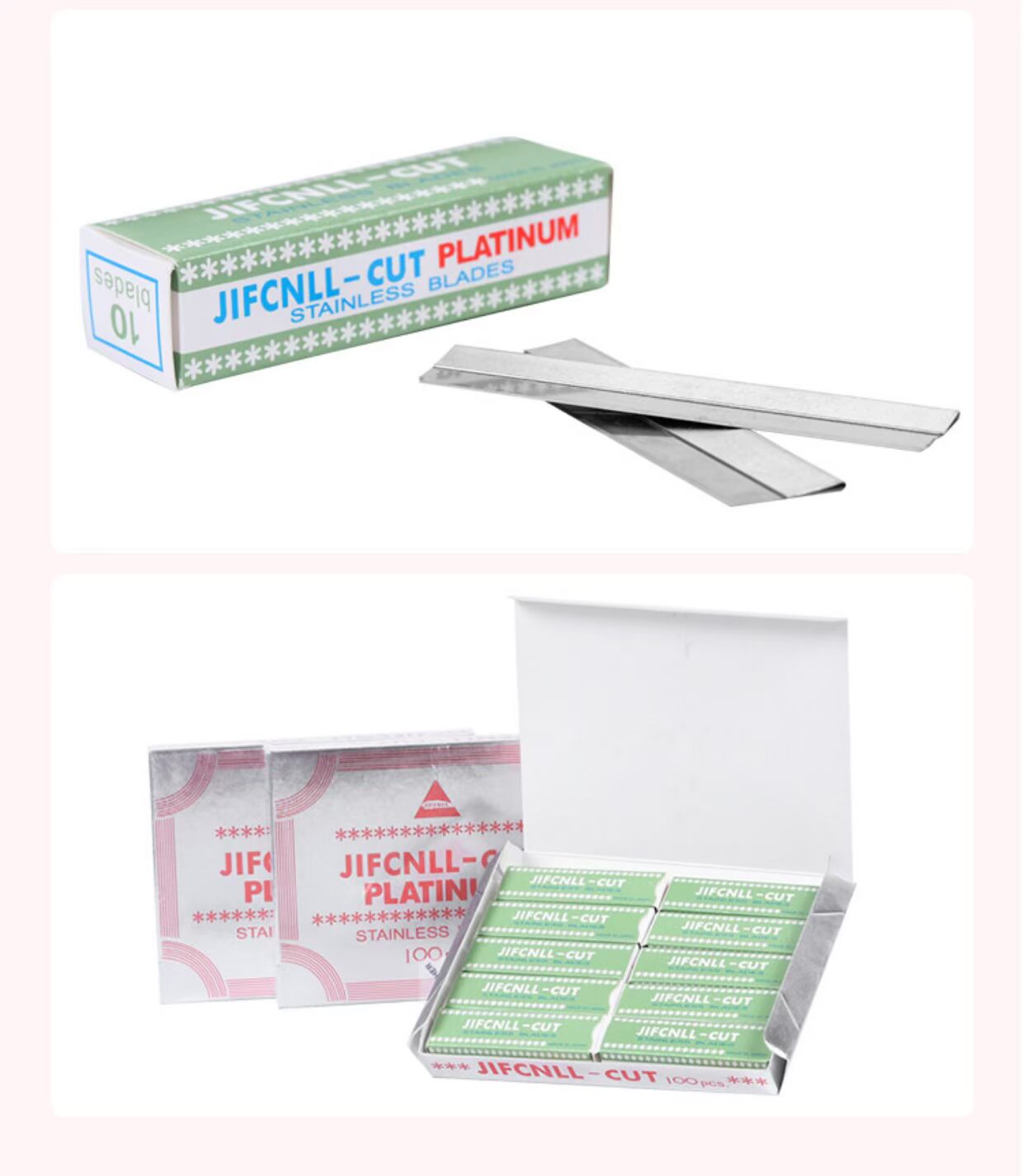 Thép không gỉ chuyên nghiệp định hình lông mày lưỡi dao mới bắt đầu dao cạo lông mày - Các công cụ làm đẹp khác dao tỉa lông mày