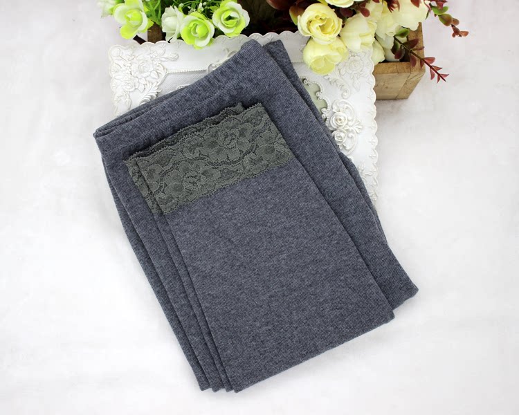 Pantalon collant simple en coton - Ref 757217 Image 8