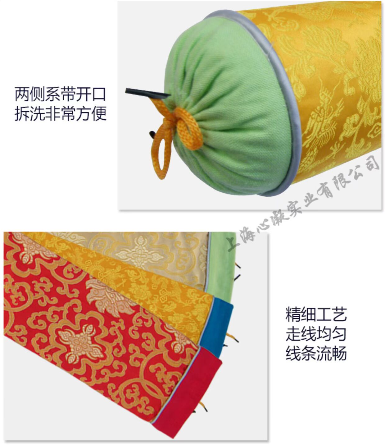 Gối tròn gối thổ cẩm sửa chữa cột sống cổ đặc biệt gối ôm
