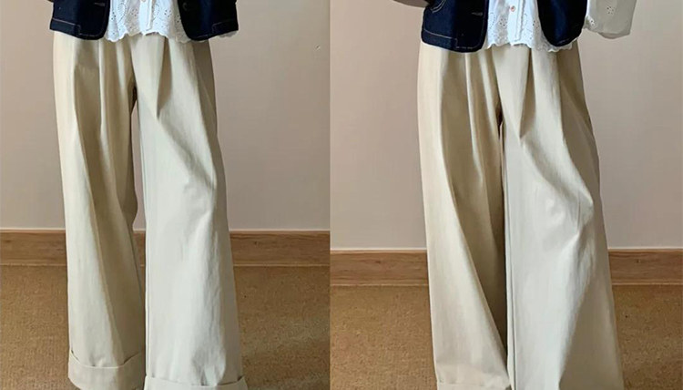 Maternity Wear Autumn Outfit Set 2026 New Retro Denim Vest Shirt Women's Wide-Leg Pants Casual Autumn Three-Piece Set — 21