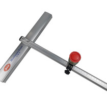 Eight-sided reinforced thick T-shaped glass pusher floor tile pusher manual tile tool big wheel cutter head